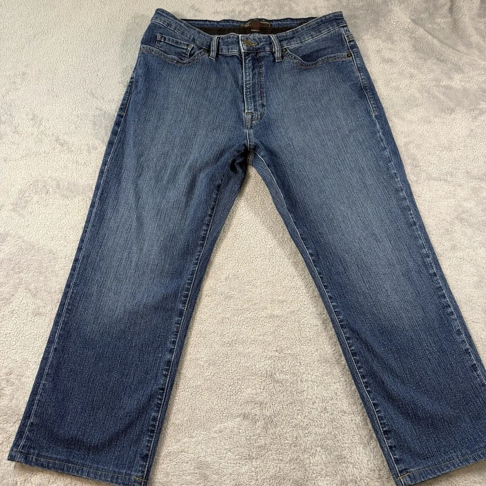 34 Heritage Jeans Mens 35x30 Fits 35x24 Blue Denim Charisma Classic Comfort - Picture 1 of 16